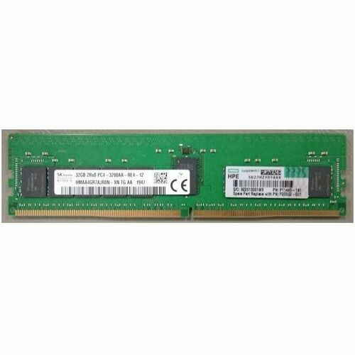 HPE 32GB DDR4 SDRAM Memory Module - For Server - 32 GB (1 x 32GB) - DDR4-3200/PC4-25600 DDR4 SDRAM - 3200 MHz Dual-rank Me