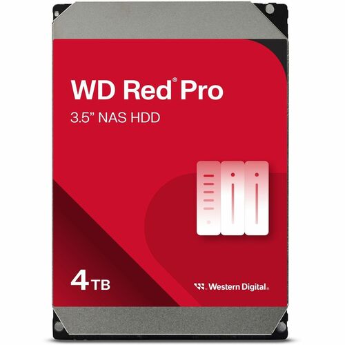 WD Red Pro WD4005FFBX 4 TB Network Hard Drive - 3.5" Internal - SATA (SATA/600) - Conventional Magnetic Recording (CMR) Me