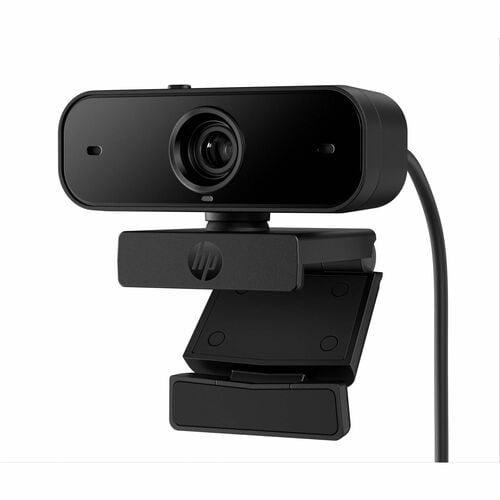 HP 435 Webcam - 2 Megapixel - 60 fps - Black - USB 2.0 Type A - Full HD - 1920 x 1080 Video - Auto-focus - 85° Angle - Tri