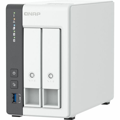 QNAP TS-216G SAN/NAS Storage System - ARM Cortex A55 Quad-core (4 Core) 2 GHz - 2 x HDD Supported - 0 x HDD Installed - 2 