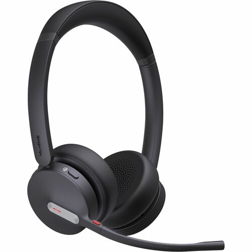 Yealink BH70 Wireless Over-the-head Stereo Headset - Black - Microsoft Teams Certification - Binaural - Supra-aural - 5000