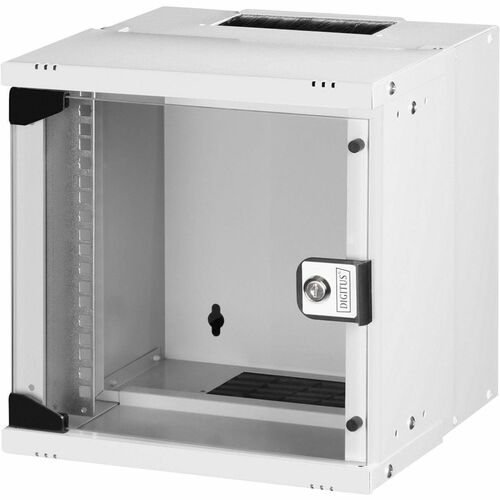 Digitus SOHO PRO 6U Wandmontierbar Geschlossener Schrank Rackschrank für Networking254 mm Rack Depth - Hellgrau - Plastik,