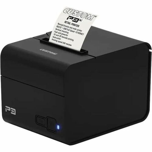 Custom P3X Desktop, Retail, Hospitality, Rechnung, Küche Thermotransferdrucker - Monochrom - Quittungsdruck - USB - Seriel