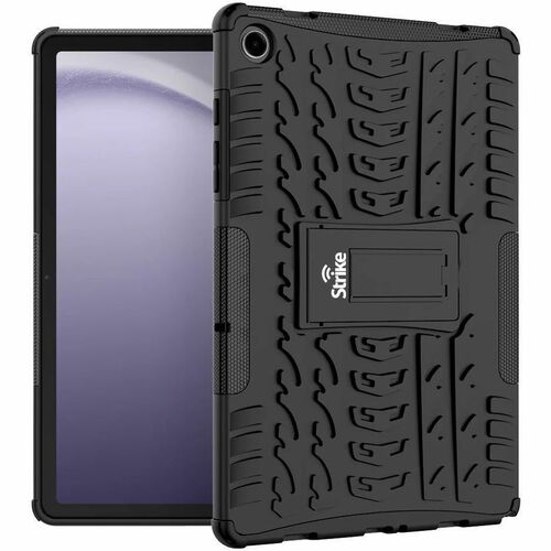 Strike Rugged Carrying Case Samsung Galaxy Tab A9+ Tablet - Black - Drop Resistant, Dust Resistant, Dirt Resistant, Shock 
