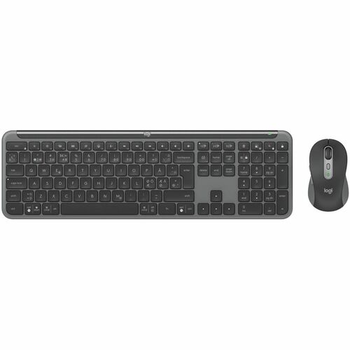 Logitech Signature Slim MK950 Tastatur & Maus - QWERTZ - Deutsch - Tastatur, Kabellos, Bluetooth, 5.1 USB Typ-A, Schere, G