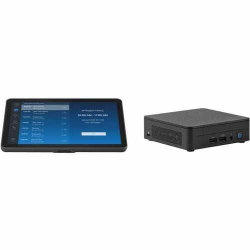 Logitech BASE Zoom Room (no AV) with Tap + ASUS® NUC - For Video Conferencing, Meeting Room - 2 x HDMI Out - USB