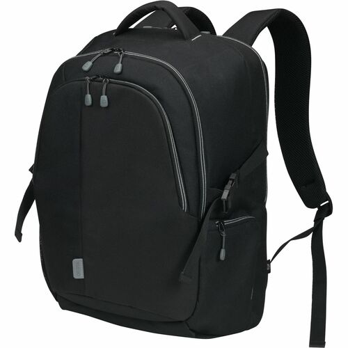 Dicota ECO Tasche (Rucksack) für 35,6 cm (14 Zoll) bis 39,6 cm (15,6 Zoll) Notebook - Schwarz - wasserabweisend, Feuchtigk