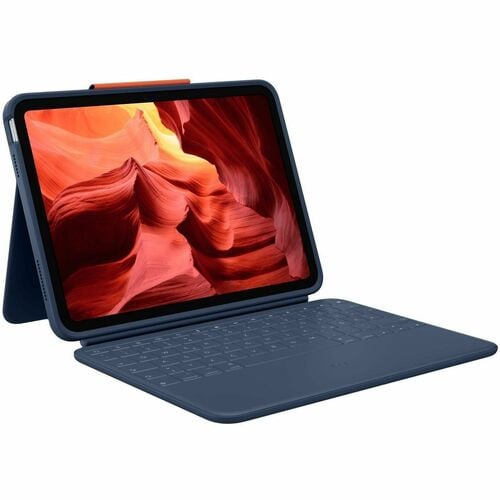 Logitech Rugged Combo 4 Touch Rugged Keyboard/Cover Case (Folio) for 27.7 cm (10.9") Apple iPad (10th Generation) Tablet -