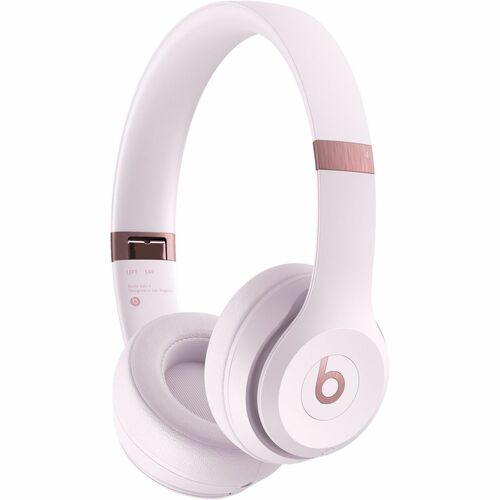 Beats by Dr. Dre Beats Solo 4 On-Ear Wireless Headphones Cloud Pink - Siri - Stereo - Mini-phone (3.5mm), USB Type C - Wir