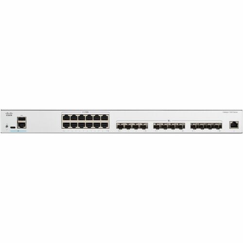 Cisco Catalyst 1300 C1300-24XTS 12 Anschlüsse Verwaltbar Layer 3 Switch - 10 Gigabit Ethernet - 10GBase-T, 10GBase-X - 3 U