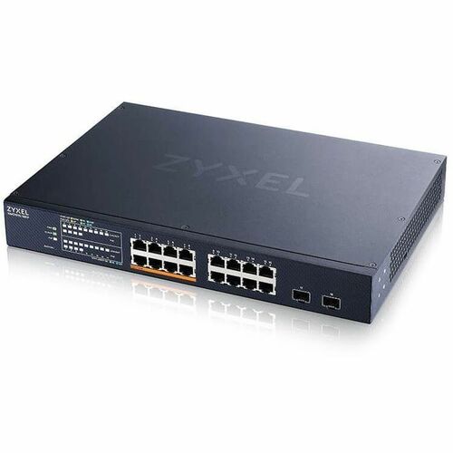 ZYXEL XMG1915-18EP 16-Port 2.5G Multi-Gigabit Smart Nebula Cloud Managed PoE Switch with 2 10G SFP+ Uplinks | 8 PoE+ / PoE