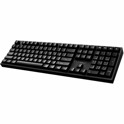 Adesso Multi-OS Mechanical Keyboard With CoPilot AI Hotkey - Cable Connectivity - USB Interface - 104 Key(s) - Multimedia,