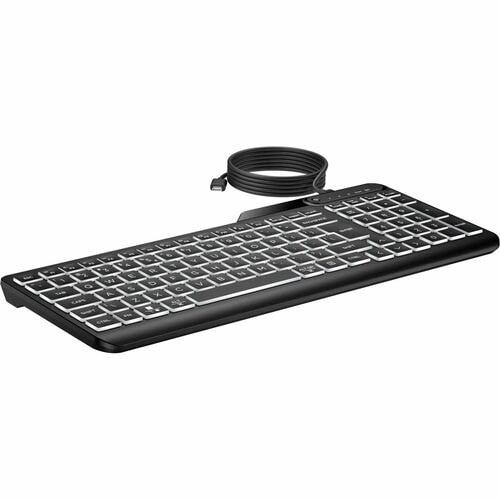 Tastiera HP 405Cavo Connettività - USB Tipo A Interfaccia - LED - Nero - Stantuffo Keyswitch - 20 Tasto(i) di scelta rapid