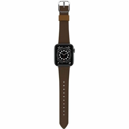 OtterBox Adjustable Smartwatch Band - Buckle Attachment - Rich Adobe - Cactus Leather, Polyurethane