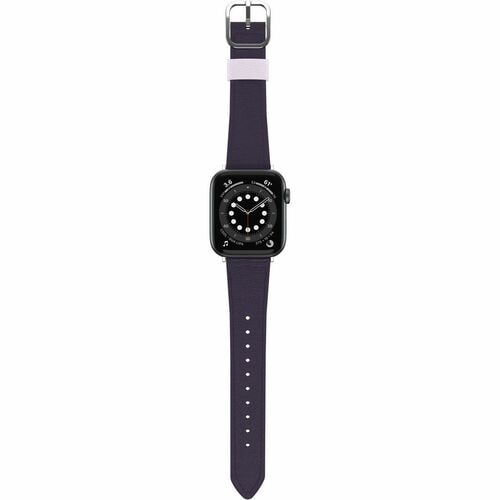 OtterBox Symmetry Adjustable Smartwatch Band - Buckle Attachment - Plum Luxe (Purple) - Cactus Leather, Polyurethane