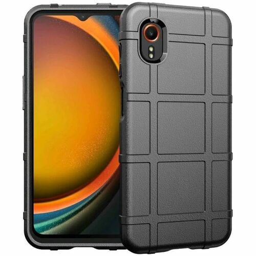 Strike Rugged Case for Samsung Galaxy XCover7 (Black) - For Samsung Galaxy XCover7 Smartphone - Matte Textured - Black - A