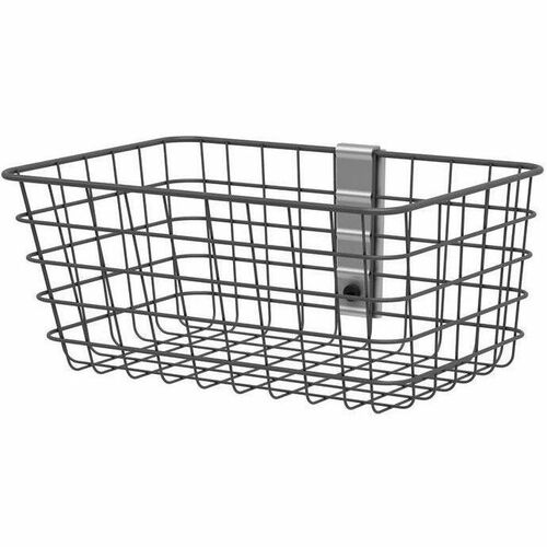 Ergotron Accessory Basket - Small - 2.27 kg Load Capacity - 312.4 mm Width x 152.4 mm Depth x 259.1 mm Height - Dark Grey