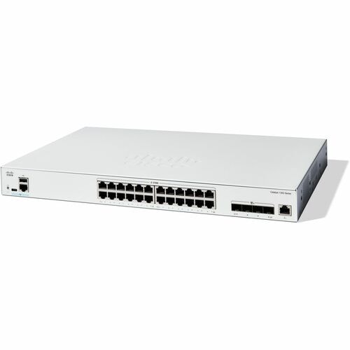 Cisco Catalyst 1300 C1300-24XT 20 Anschlüsse Verwaltbar Layer 3 Switch - Gigabit-Ethernet, 10 Gigabit Ethernet - 10GBase-T