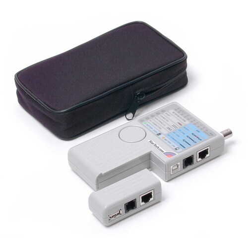 StarTech.com Professional Multi Function RJ45 RJ11 USB and BNC Cable Tester - Nettverkstester