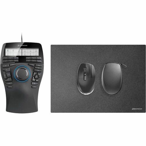 SpaceMouse Enterprise Kit 2 - Wireless Bluetooth/RF Mouse - 7 Button - Scroll Wheel - Compatible with PC, Mac
