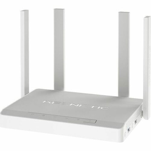 KEENETIC Hero (KN-1011), Router 4 porte 1Gbps, 1 porta combo RJ45/SFP 1Gbps, Wi-Fi 6 AX1800, Mesh, VPN, Parental Control, 