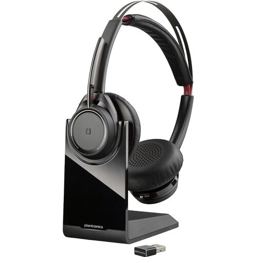 Poly Voyager Focus UC B825-M Sem fios Na orelha, Headset Estéreo Fone de ouvido - Compatível com TAA - Microsoft Teams Cer