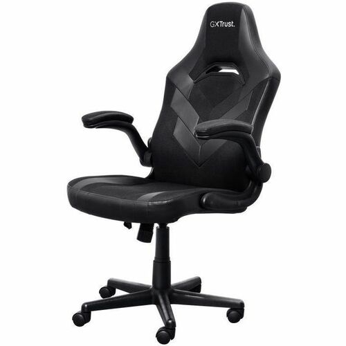 Trust GXT 703 RIYE Gaming-Stuhl - Polyamid, Nylon, Kunstleder, Plastik, Metall - Schwarz