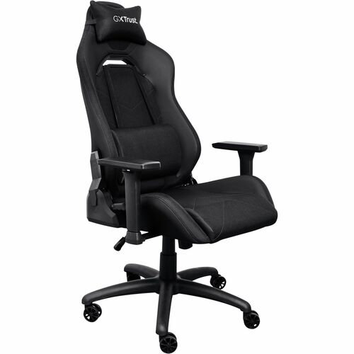Trust GXT 714 RUYA Gaming-Stuhl - Stoff, PU-Leder, Polyurethan-Schaum, Holz, Plastik, Nylon - Schwarz