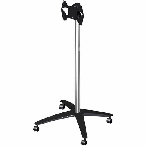 Unicol Tevella Display-Wagen - 15 kg Belastbarkeit - 4 Rollen - Schwarz - 40 Zoll (101,60 cm) Screen Supported