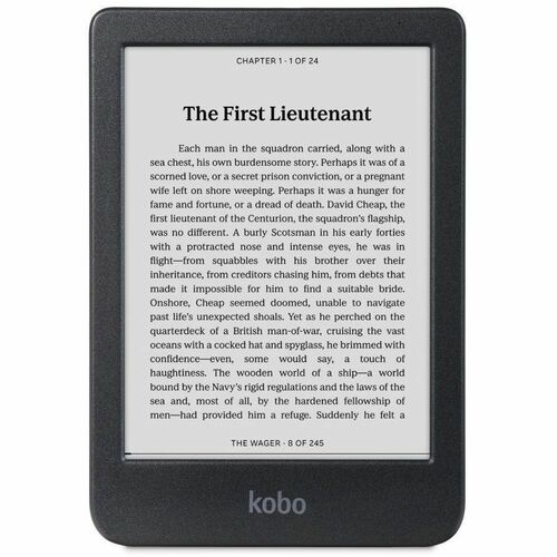 Kobo Clara BW 6IN E Ink Carta 1300 Display ComfortLight PRO Waterproof Black