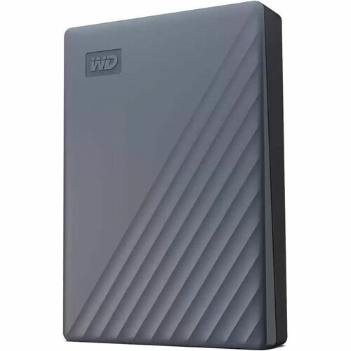 WD My Passport WDBY3J0060BGY-WESN 6 TB Portable Hard Drive - External - Silicon Gray - Tablet, Smartphone, Handheld Gaming
