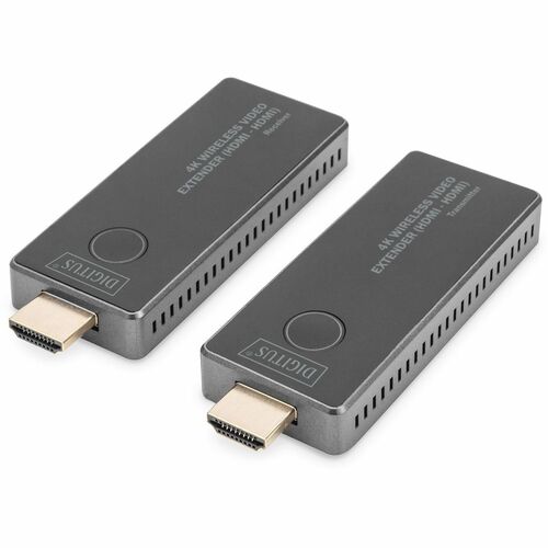 Digitus 4K Wireless HDMI Extender, 30 m, 4K/30Hz. Typ: AV-Sender & -Empfänger, Maximale Auflösung: 3840 x 2160 Pixel, Maxi