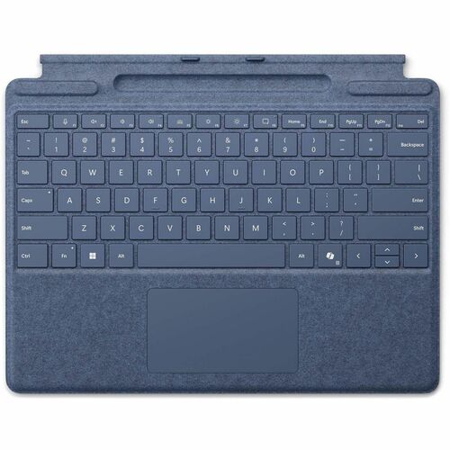 Microsoft Surface Pro Keyboard with Pen Storage - Sapphire - Notebook - TouchPad - Mechanical Keyswitch - Sapphire