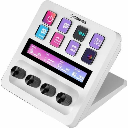 Mezclador de audio Elgato Stream Deck + - USB - Blanco