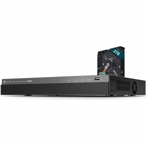 TP-Link VIGI NVR2008H-8MP 8 Kanäle Kabel Videoüberwachungsstation 2 TB HDD - Netzwerk-Videorekorder - HDMI - 4K Aufnahme