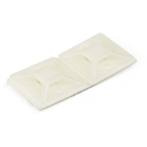 StarTech.com Kabelbinder - Weiß - 100 / Pack Paket - TAA-konform - Kabelbinderbefestigung - Nylon 66