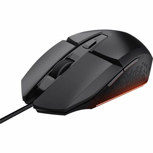 Souris de jeu Optique Trust Felox GXT 109 - USB 2.0 - 6 Bouton(s) - 6 Boutons programmables - Noir - Câble - 6400 dpi - Ro
