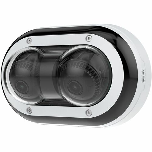 AXIS P4708-PLVE 8 Megapixel Outdoor 4K Network Camera - Colour - Dome - Black - TAA Compliant - 15 m Infrared Night Vision