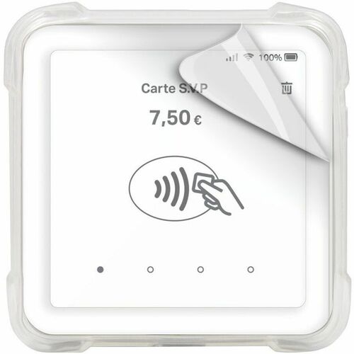MOBILIS 5H Screen Protector - Clear - 1 Unit - For Payment Terminal - Anti-microbial - Break Resistant, Anti-shock