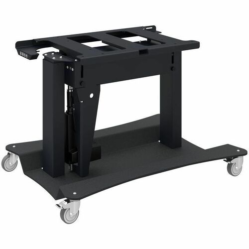 SmartMetals Display-Wagen - 95 kg Kapazität - 4 Rollen - 950 mm Breite x 640 mm Tiefe - Schwarz - 81,3 cm (32 Zoll) bis 19