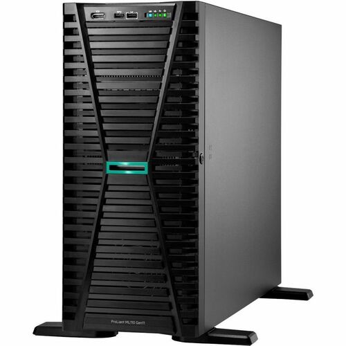 Serveur HPE ProLiant ML110 G11 4.5U - Tour - 1 Xeon Silver 4510 2,40 GHz - 32 Go RAM - 12Gb/s SAS Contrôleur - Intel C741 