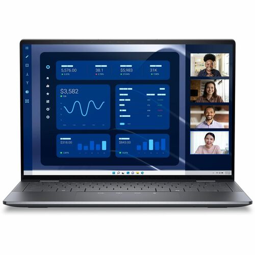 Dell Latitude 9800 9450 35,6 cm (14 Zoll) Touchscreen Umrüstbar 2 in 1 Notebook - QHD+ - Intel Core Ultra 7 165U - Intel E