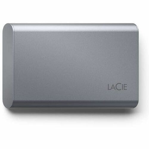 LaCie 2 TB Solid State Drive - External - Space Gray - Computer Device Supported - USB 3.0 Type C - 256-bit AES Encryption
