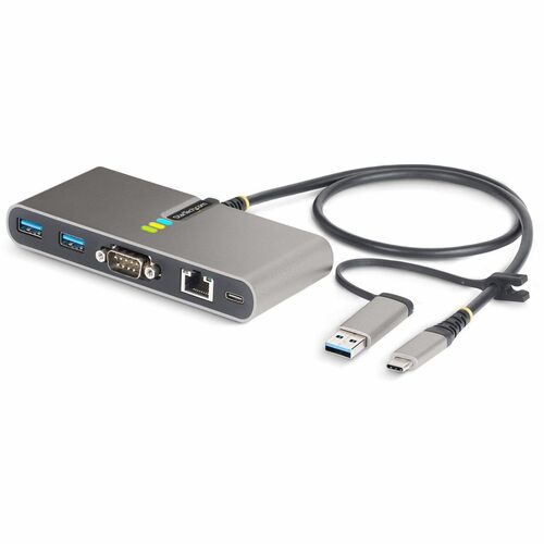 USB-C/USB-A HUB - GBE - RS232 A HUB GB ETHERNET RS232 SERIAL