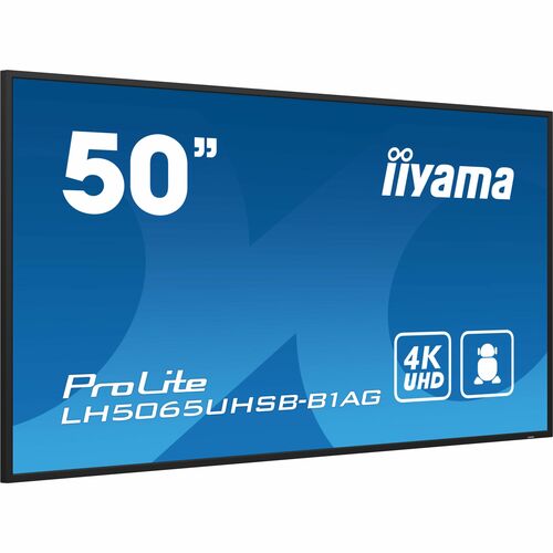 iiyama ProLite LH5065UHSB-B1AG 1270 mm LCD Digital-Signage-Display - 24 Stunden/7 Tage Betrieb - Vertical-Alignment-Techno