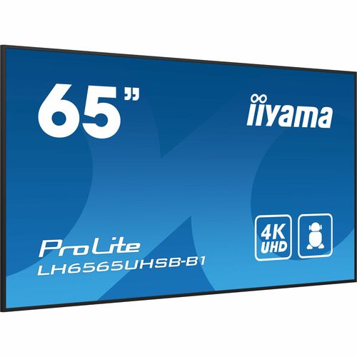 iiyama ProLite LH6565UHSB-B1 1651 mm LCD Digital-Signage-Display - 24 Stunden/7 Tage Betrieb - IPS-Technologie (In-Plane-S