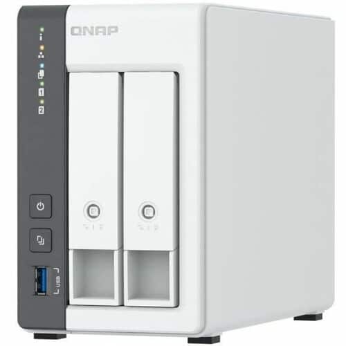 QNAP TS-216G 2 x Total Bays SAN/NAS Storage System - 4 GB Flash Memory Capacity Cortex A55 Quad-core (4 Core) 2 GHz - 4 GB