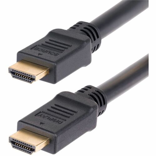 StarTech.com 15m (49.2ft) Active HDMI 2.0 Cable, CMP, Plenum Rated, High Speed HDMI Cable, 4K 60Hz, HDR10/HDCP 2.2/ARC - R