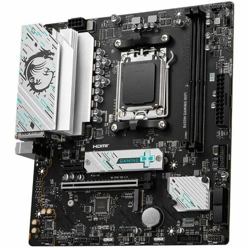 MSI B650M GAMING WIFI Gaming Desktop Motherboard - AMD B650 Chipset - Socket AM5 - Micro ATX - Ryzen 5, Ryzen 7 Processor 