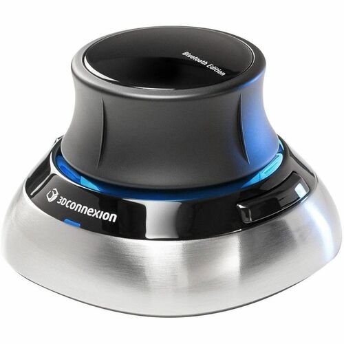 3Dconnexion SpaceMouse Wireless Bluetooth Edition - Wireless - Bluetooth - 2.40 GHz - Rechargeable - USB Type C - 2 Progra